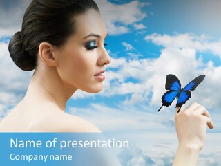 Beauty Sky Harmony PowerPoint Template