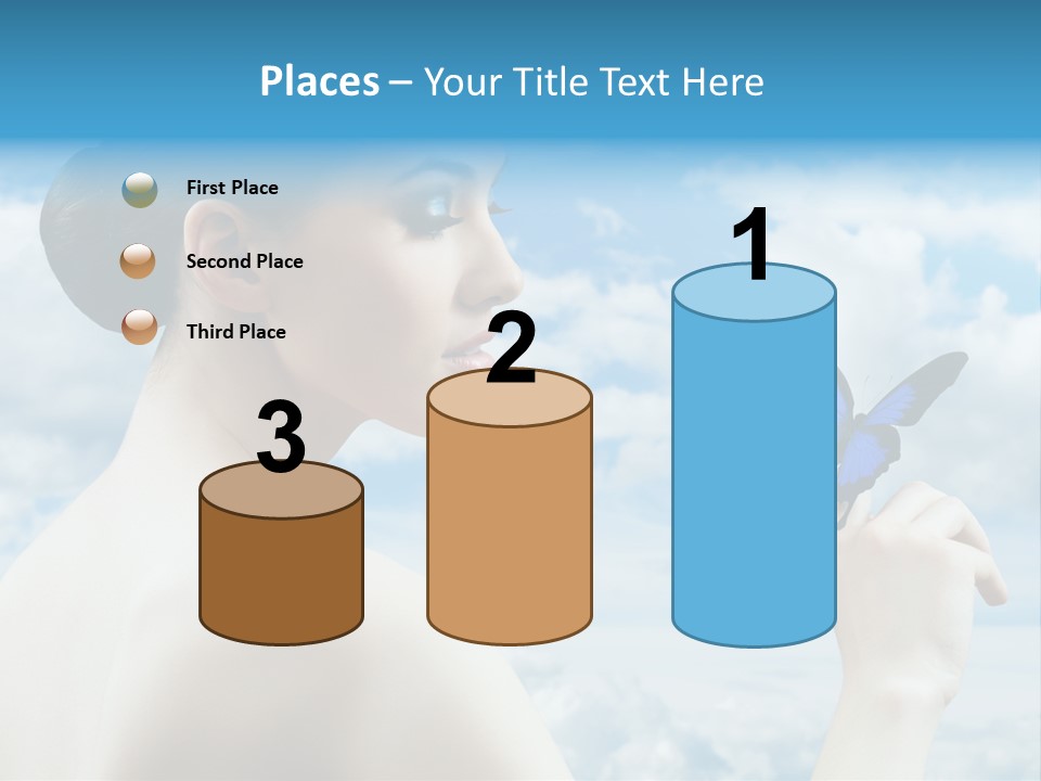 Beauty Sky Harmony PowerPoint Template