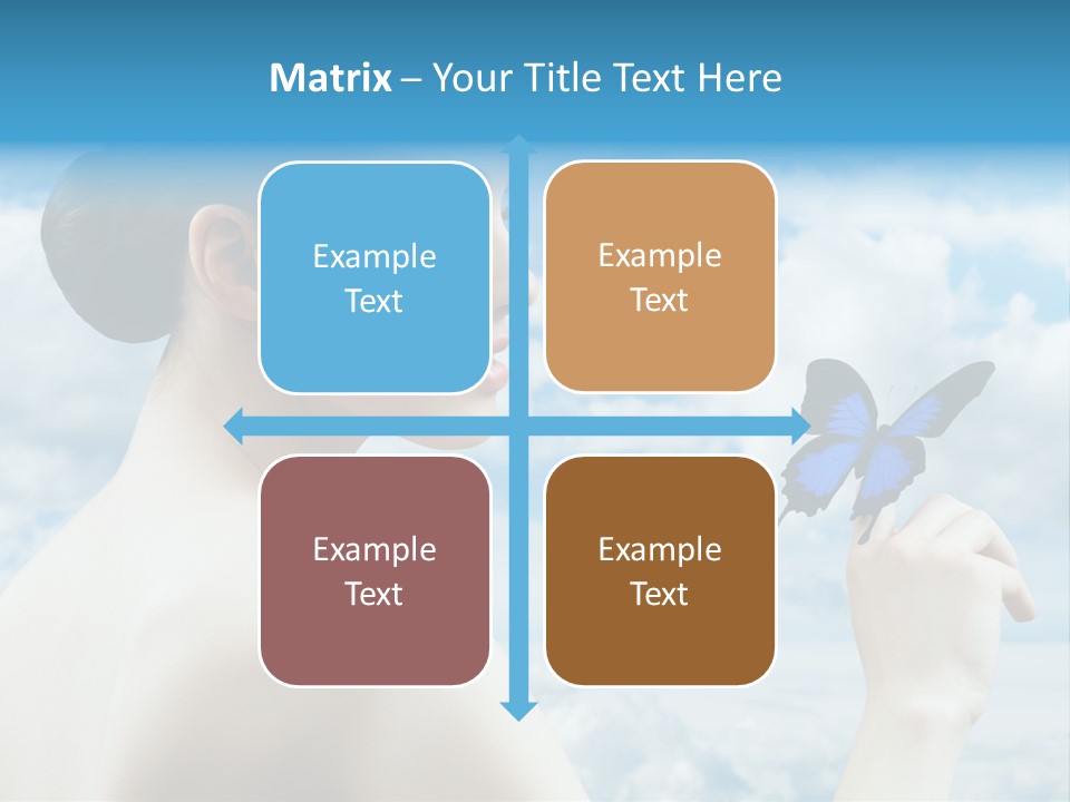 Beauty Sky Harmony PowerPoint Template