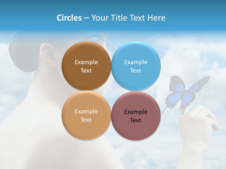 Beauty Sky Harmony PowerPoint Template