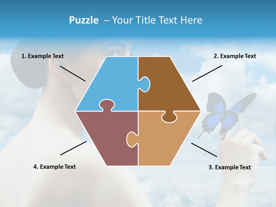 Beauty Sky Harmony PowerPoint Template