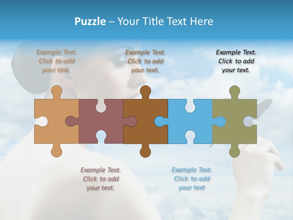 Beauty Sky Harmony PowerPoint Template