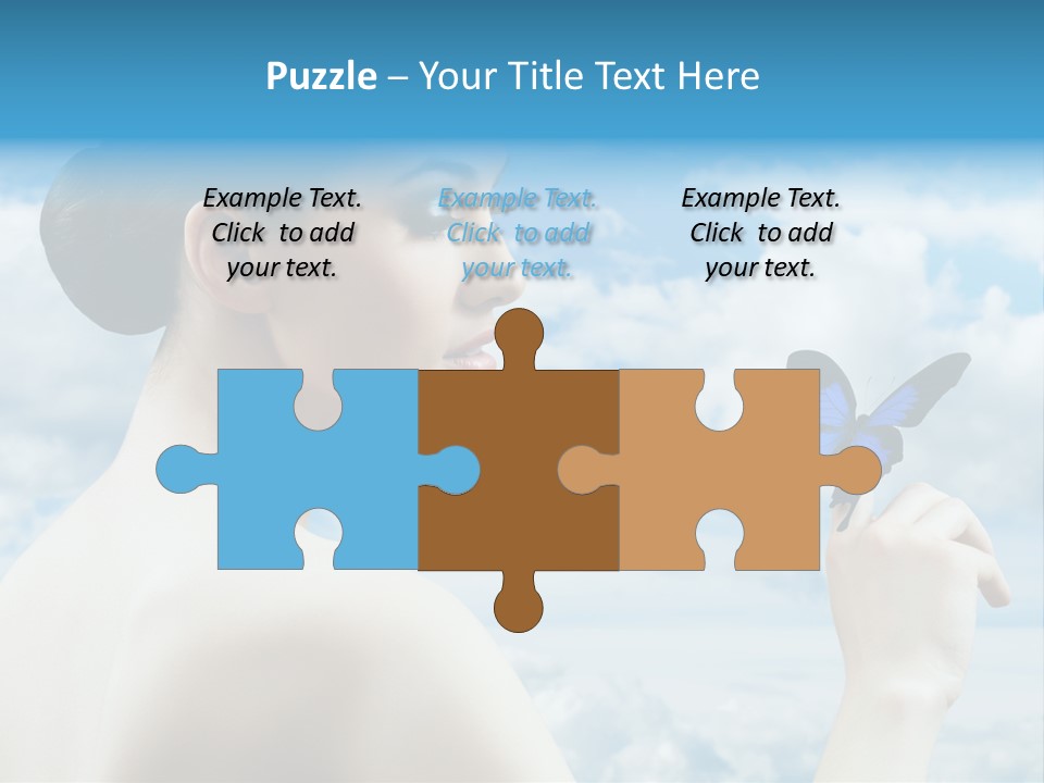 Beauty Sky Harmony PowerPoint Template