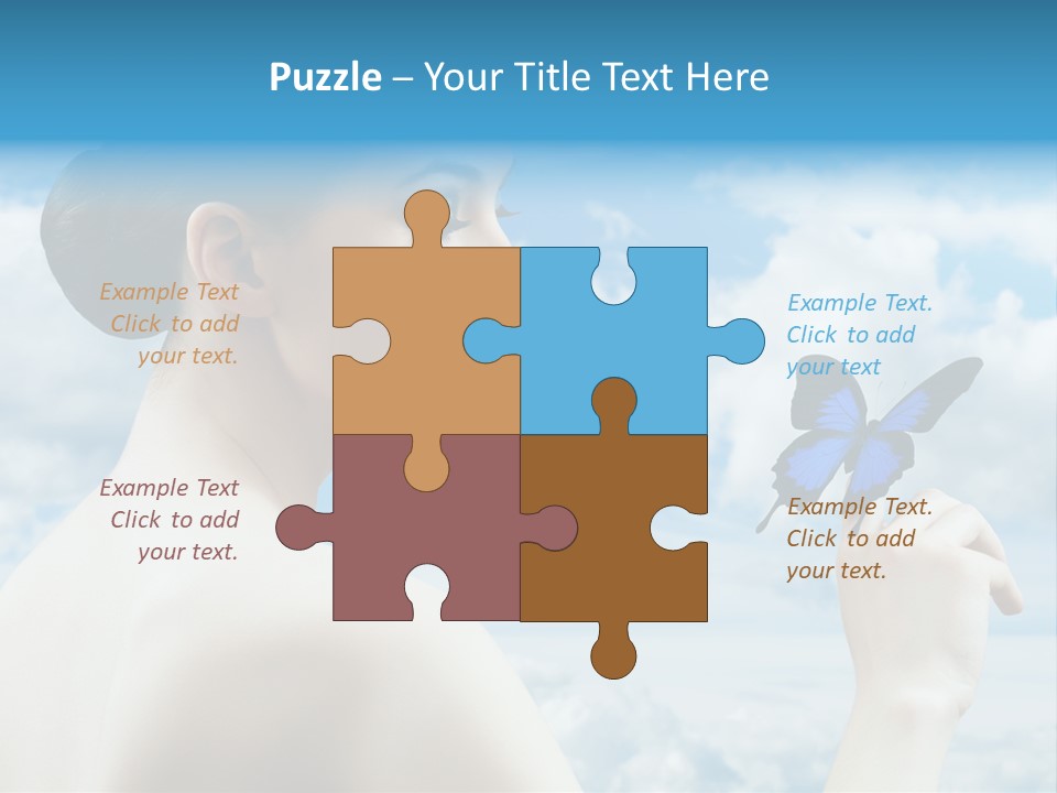 Beauty Sky Harmony PowerPoint Template