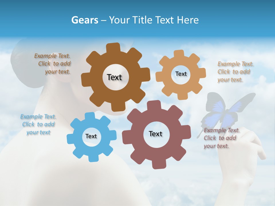 Beauty Sky Harmony PowerPoint Template