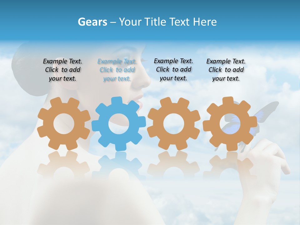 Beauty Sky Harmony PowerPoint Template