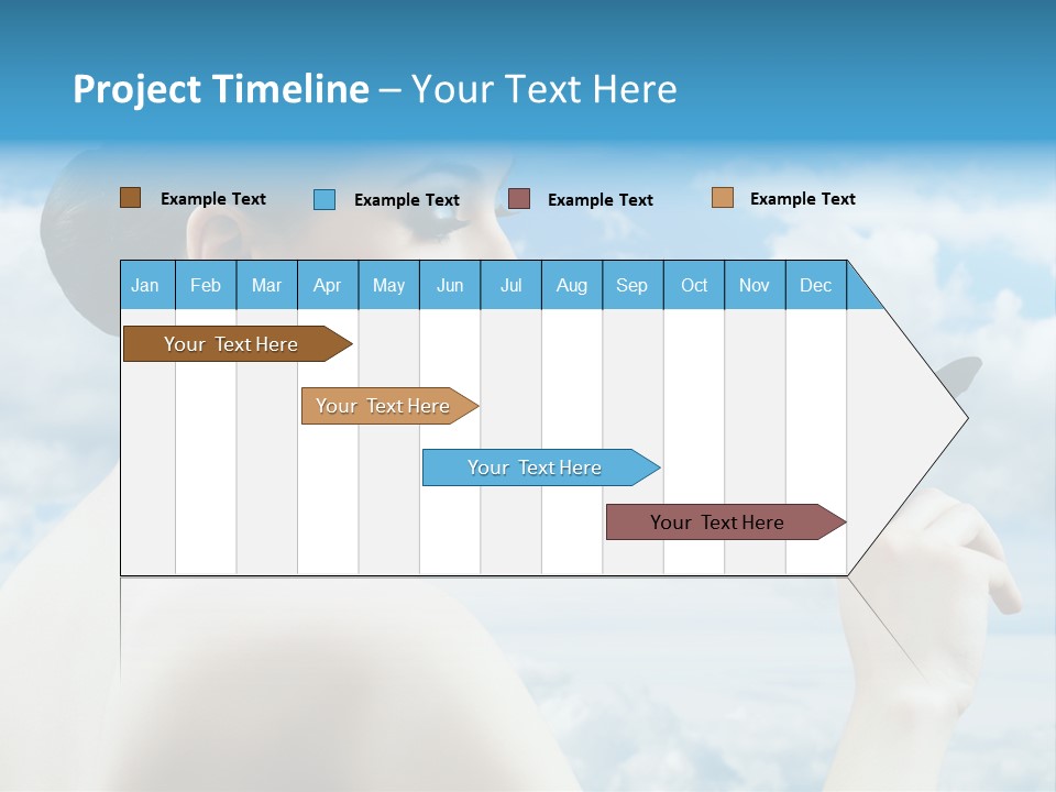 Beauty Sky Harmony PowerPoint Template