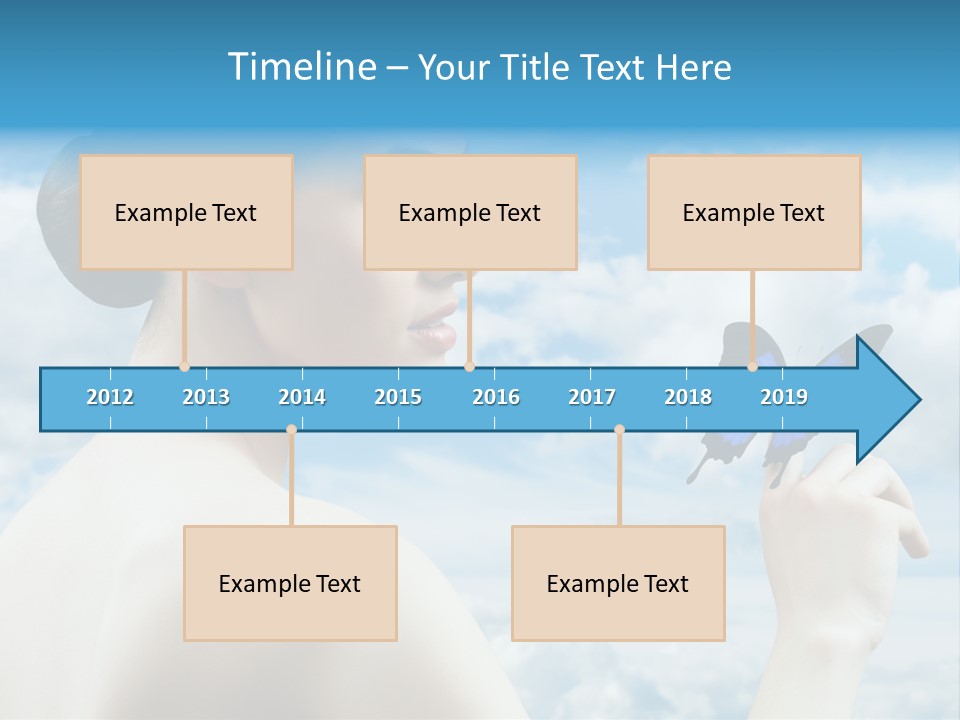 Beauty Sky Harmony PowerPoint Template