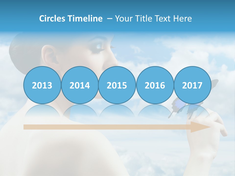 Beauty Sky Harmony PowerPoint Template