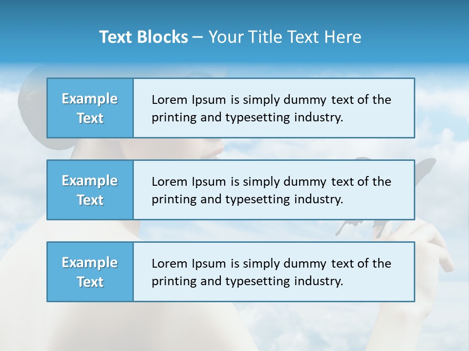 Beauty Sky Harmony PowerPoint Template