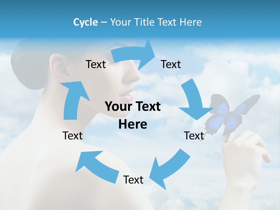 Beauty Sky Harmony PowerPoint Template