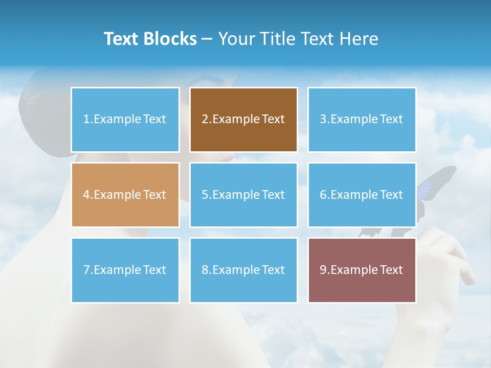 Beauty Sky Harmony PowerPoint Template