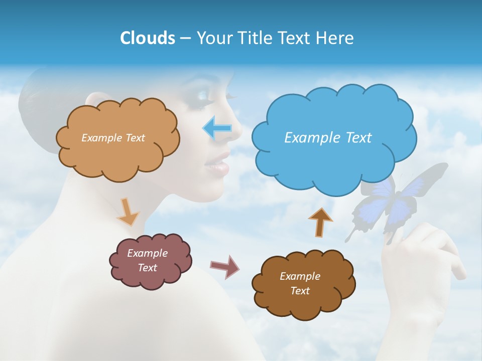 Beauty Sky Harmony PowerPoint Template