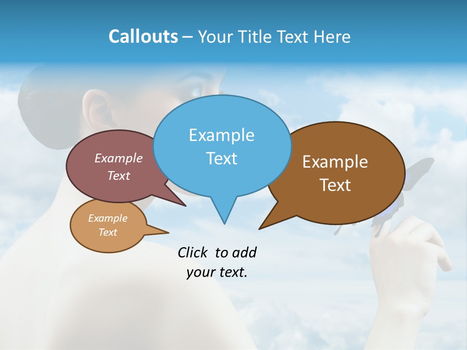 Beauty Sky Harmony PowerPoint Template