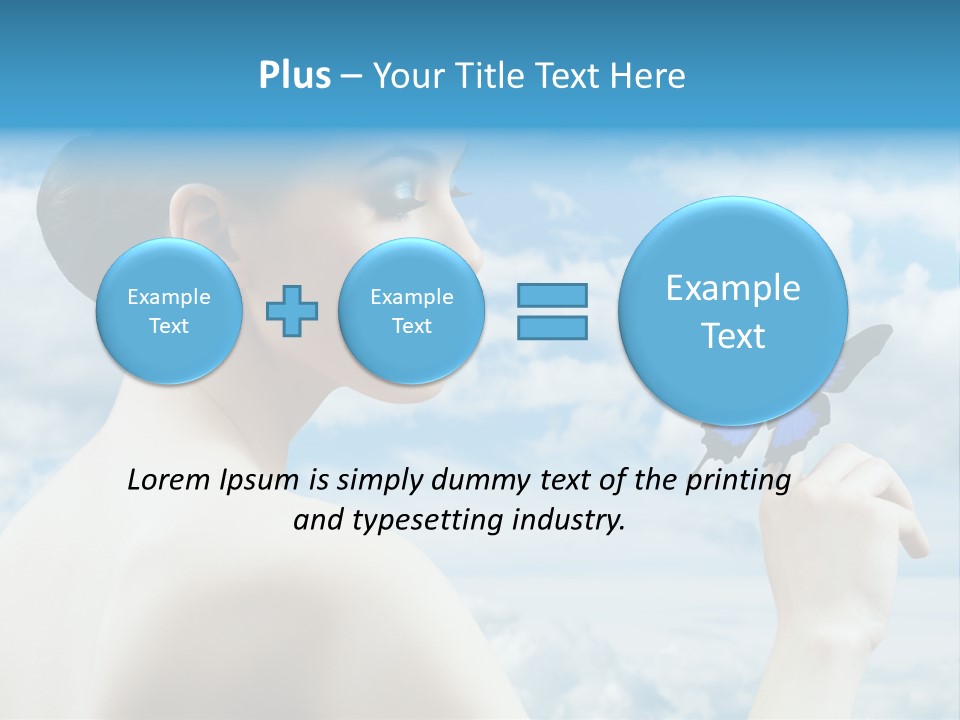 Beauty Sky Harmony PowerPoint Template