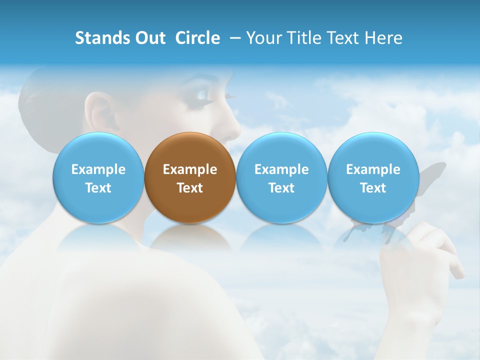 Beauty Sky Harmony PowerPoint Template