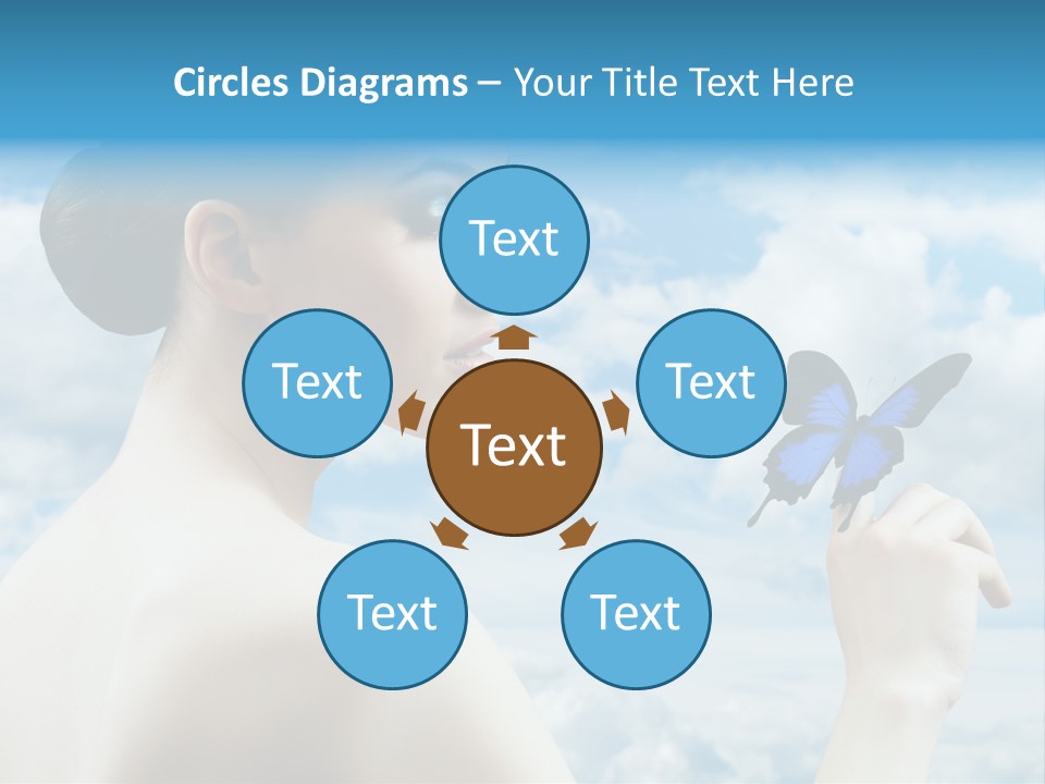 Beauty Sky Harmony PowerPoint Template