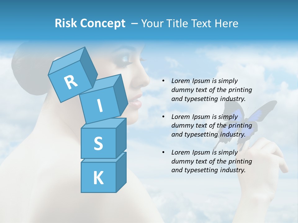 Beauty Sky Harmony PowerPoint Template