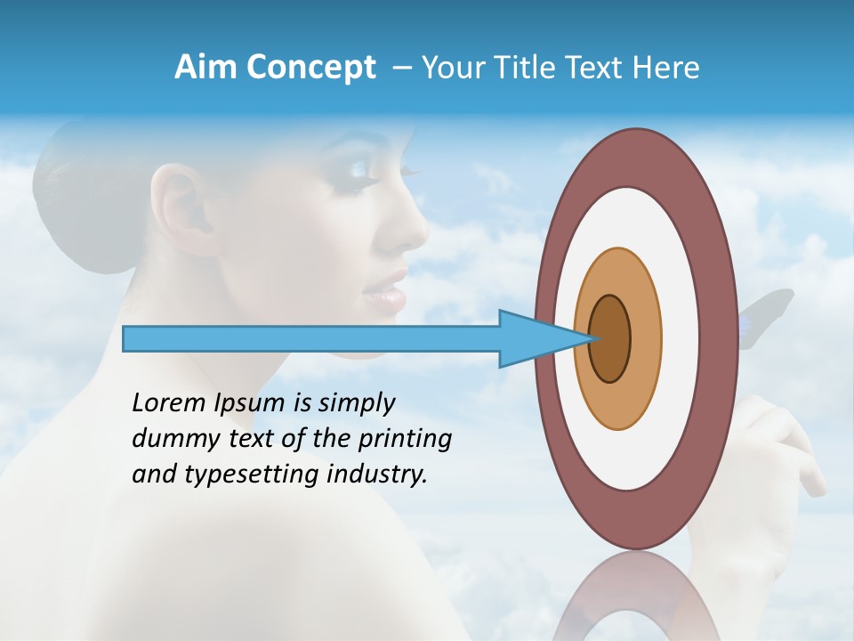 Beauty Sky Harmony PowerPoint Template