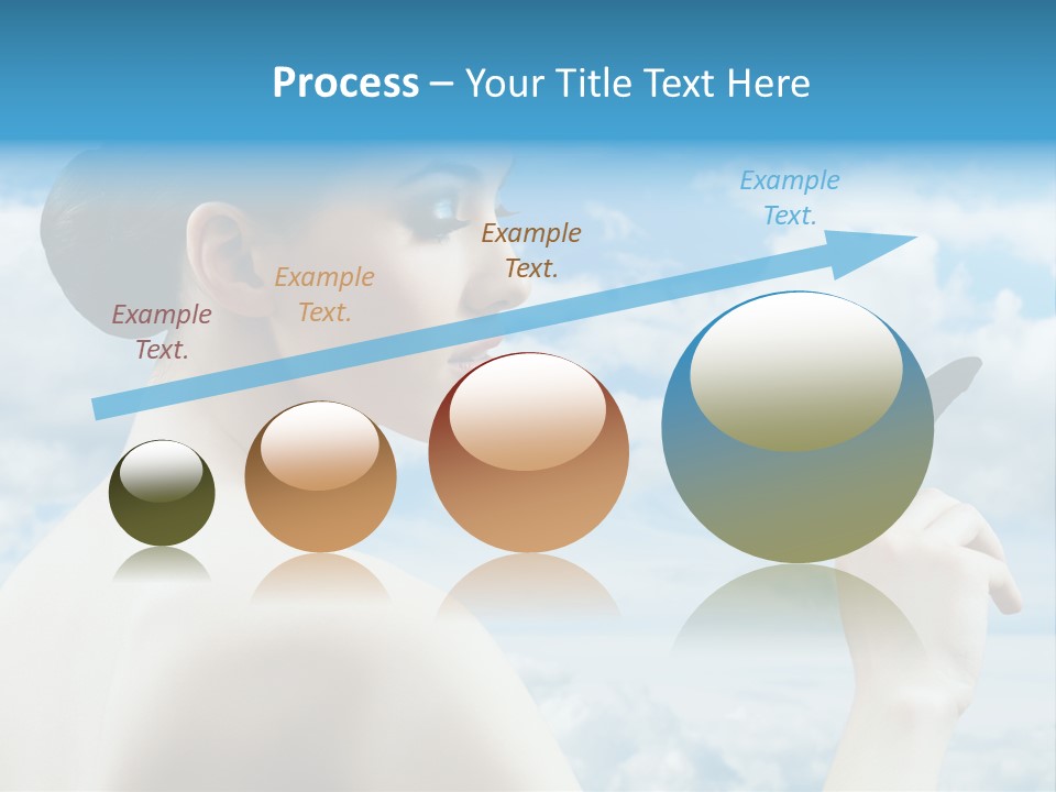 Beauty Sky Harmony PowerPoint Template