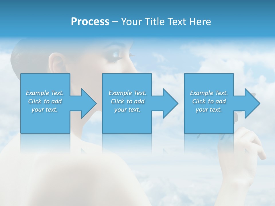 Beauty Sky Harmony PowerPoint Template