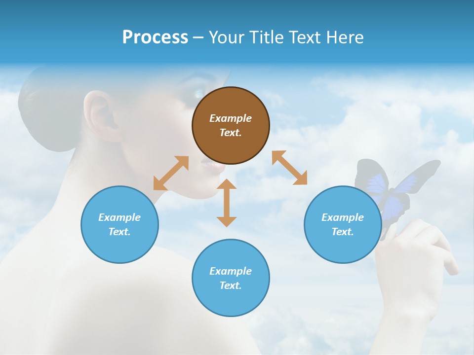 Beauty Sky Harmony PowerPoint Template