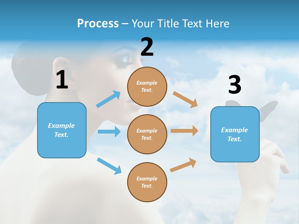 Beauty Sky Harmony PowerPoint Template