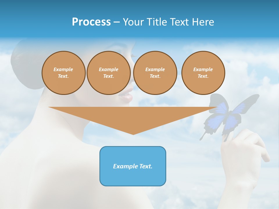 Beauty Sky Harmony PowerPoint Template