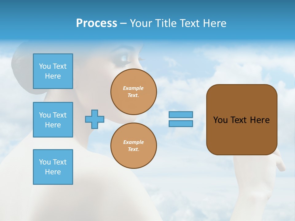Beauty Sky Harmony PowerPoint Template