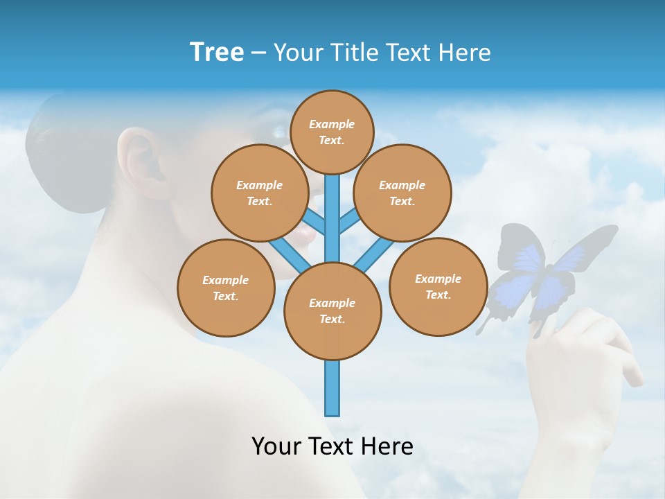 Beauty Sky Harmony PowerPoint Template