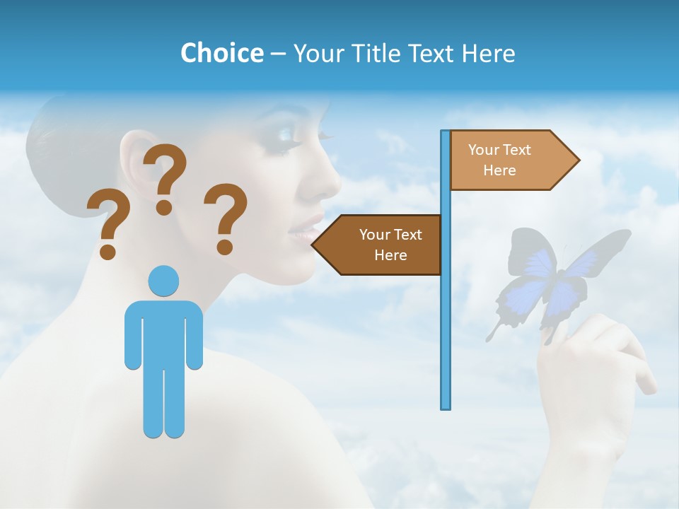 Beauty Sky Harmony PowerPoint Template