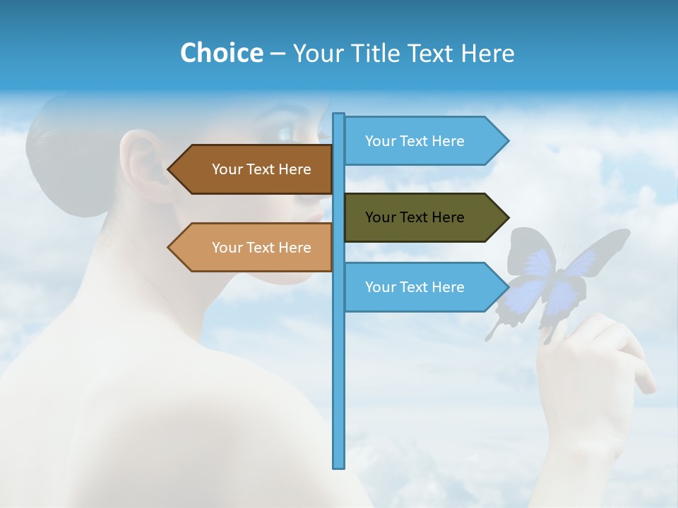 Beauty Sky Harmony PowerPoint Template