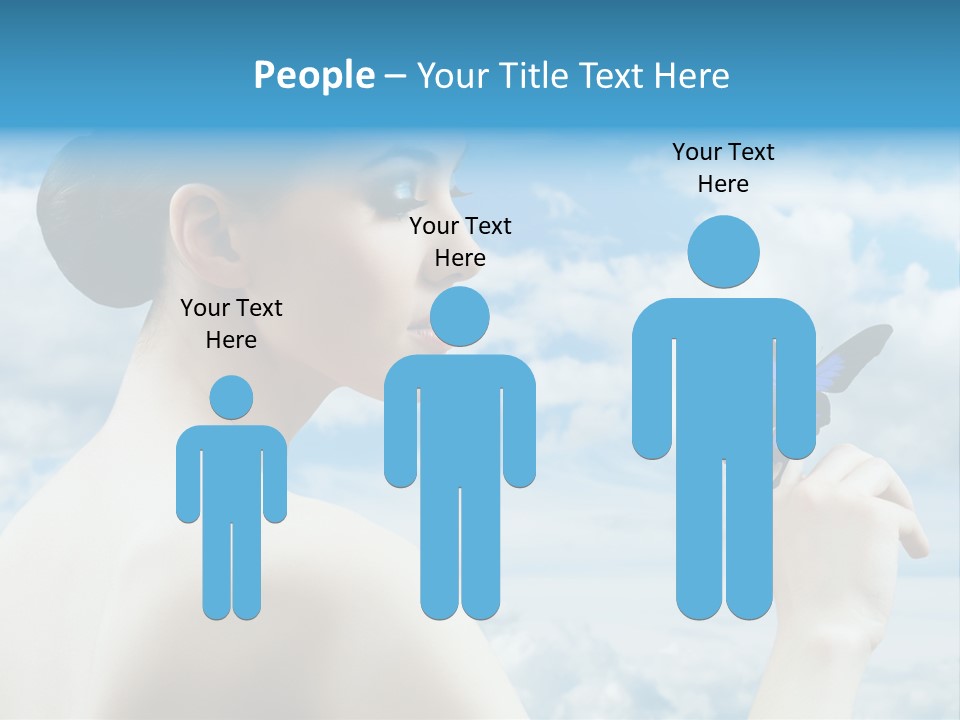 Beauty Sky Harmony PowerPoint Template