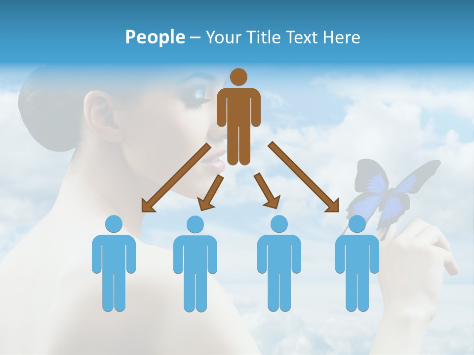 Beauty Sky Harmony PowerPoint Template