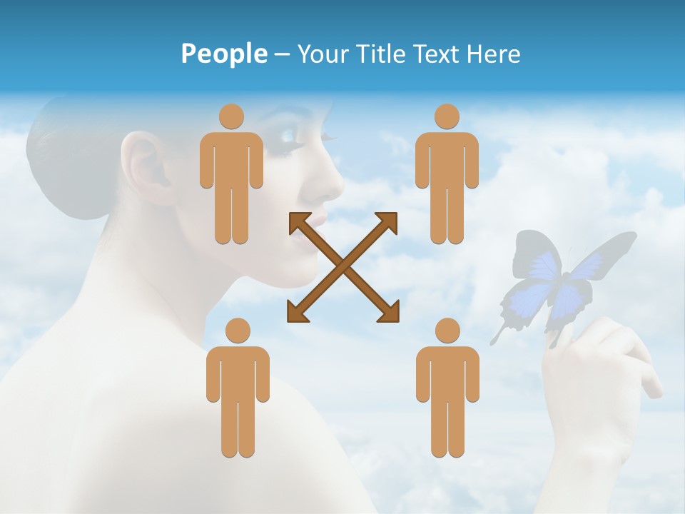Beauty Sky Harmony PowerPoint Template
