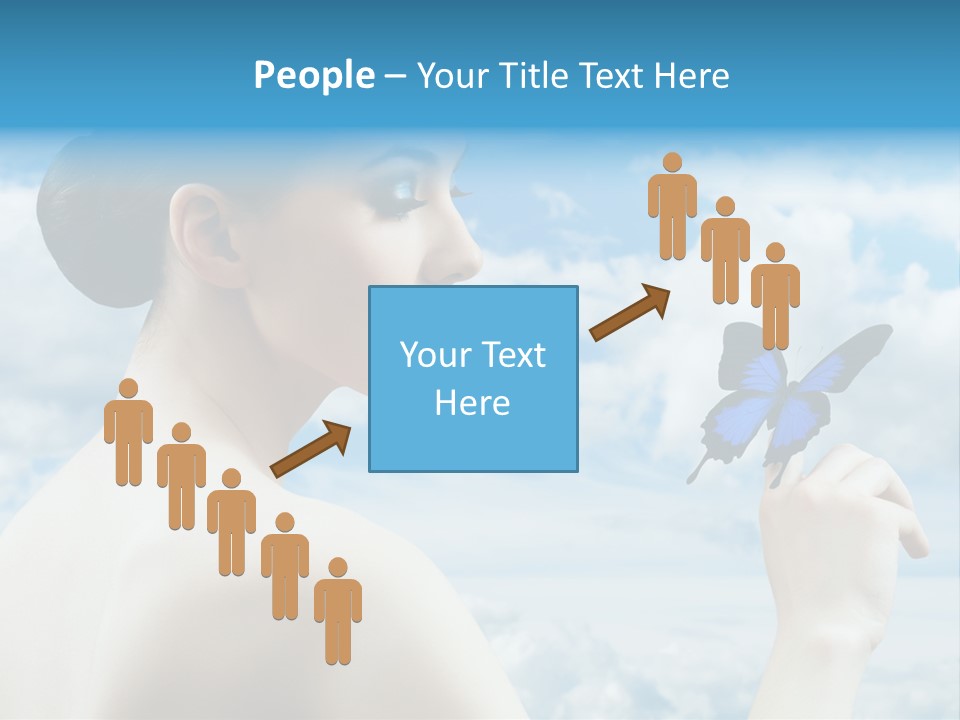 Beauty Sky Harmony PowerPoint Template