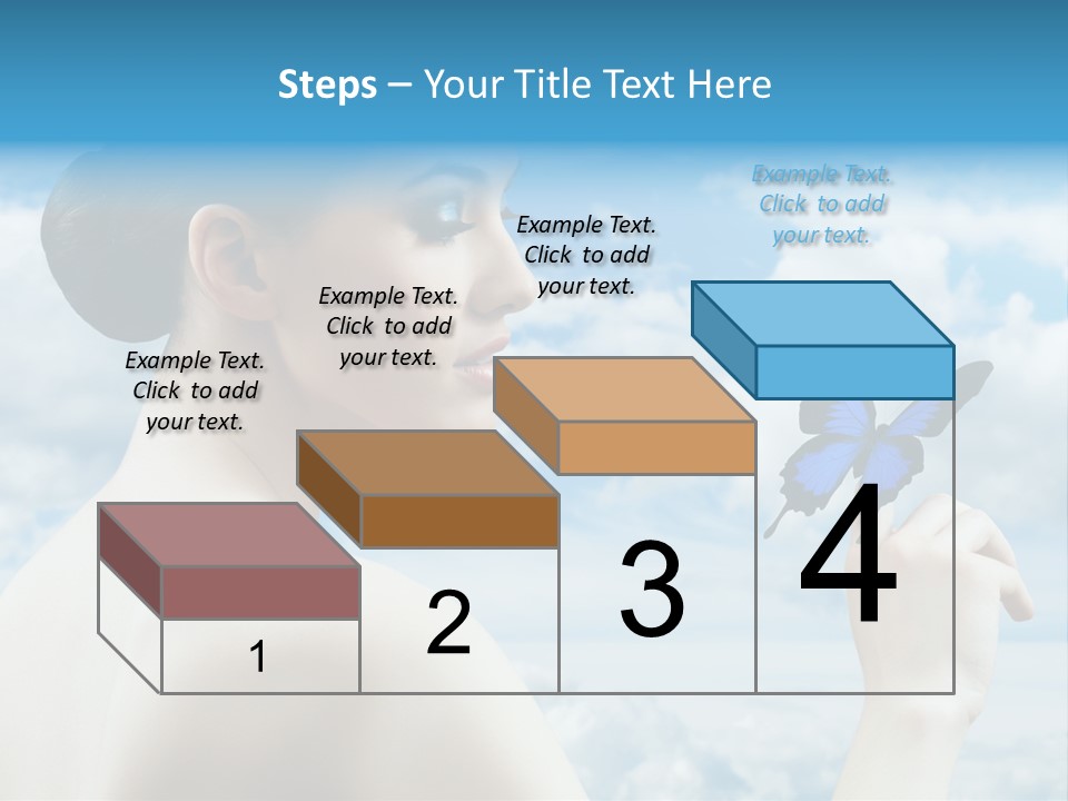 Beauty Sky Harmony PowerPoint Template