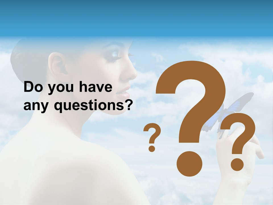 Beauty Sky Harmony PowerPoint Template