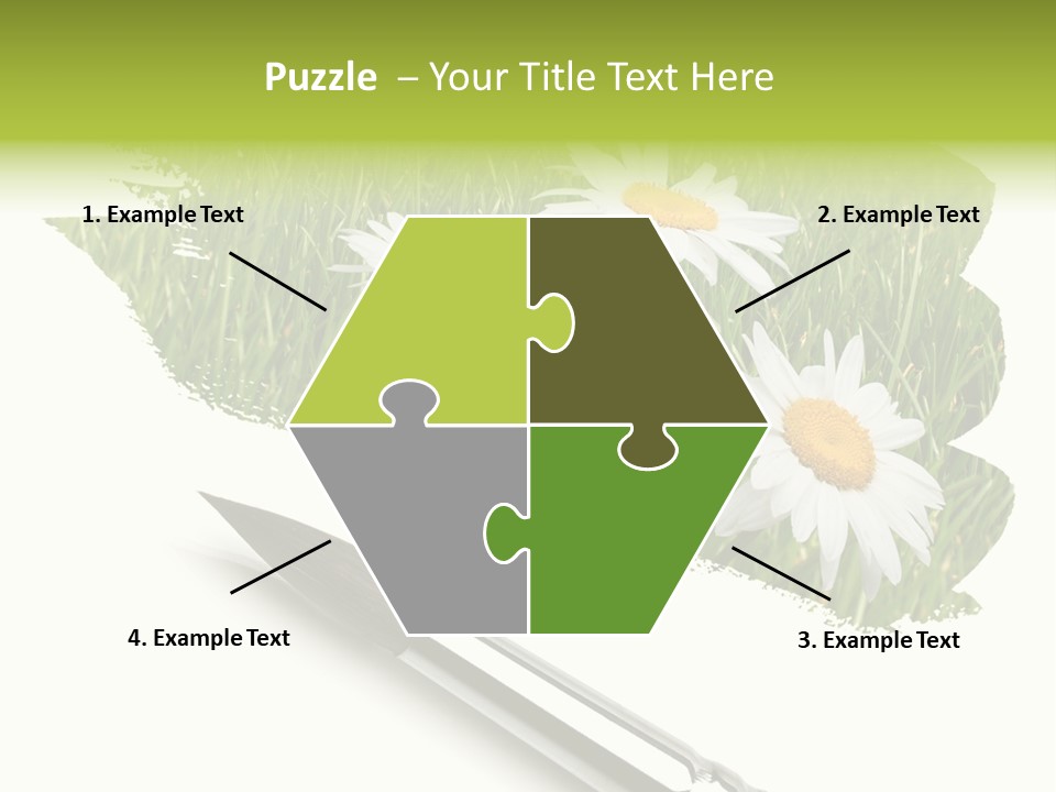 Meadow Draw Plant PowerPoint Template