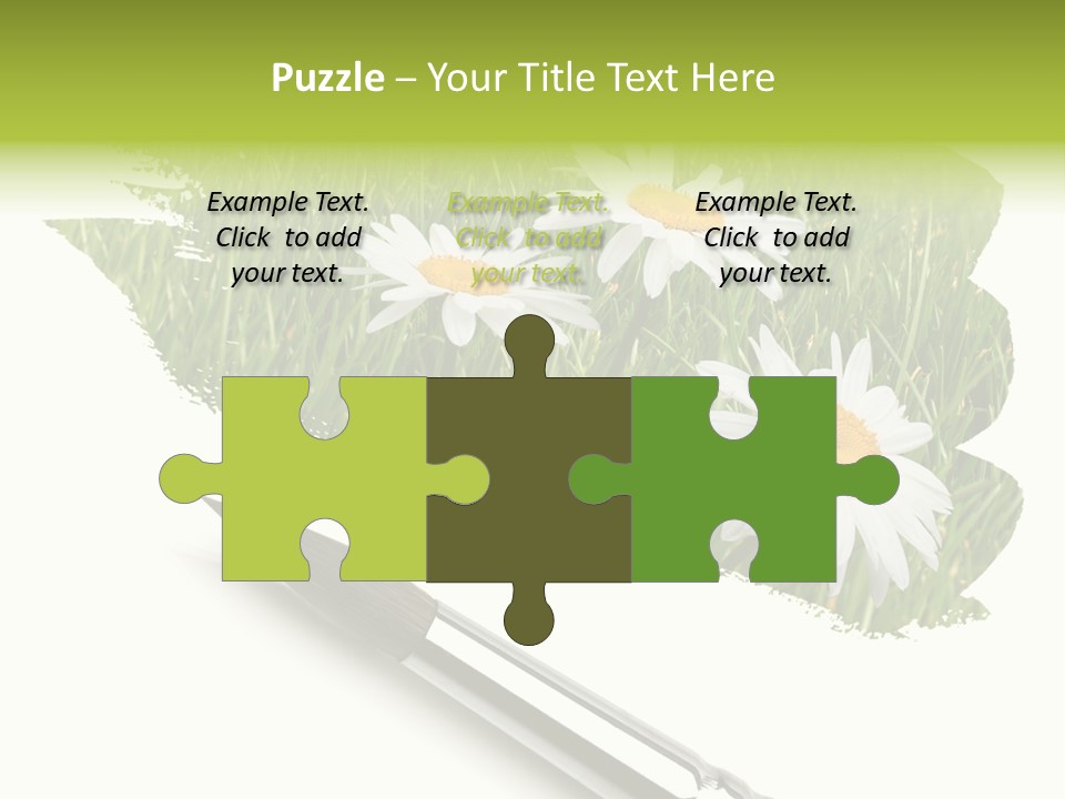 Meadow Draw Plant PowerPoint Template