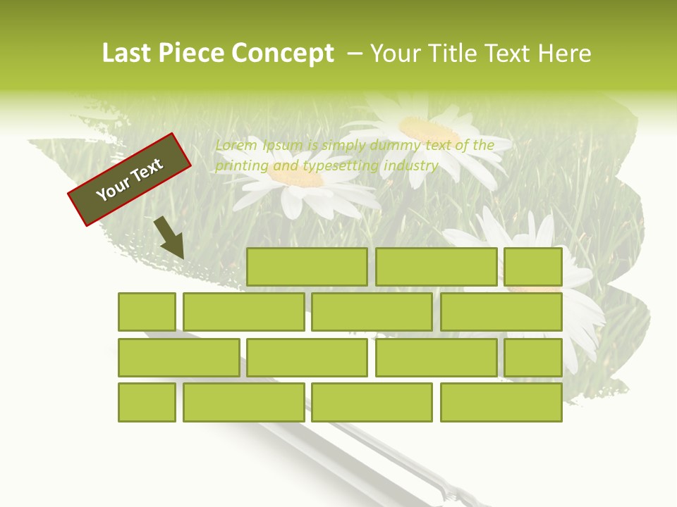 Meadow Draw Plant PowerPoint Template