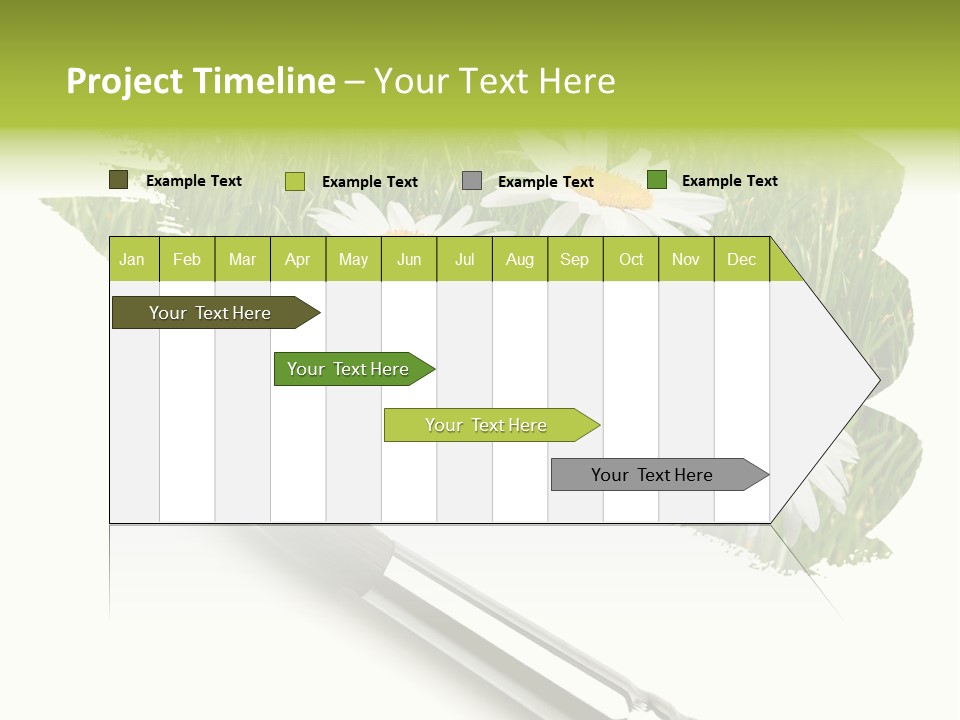 Meadow Draw Plant PowerPoint Template