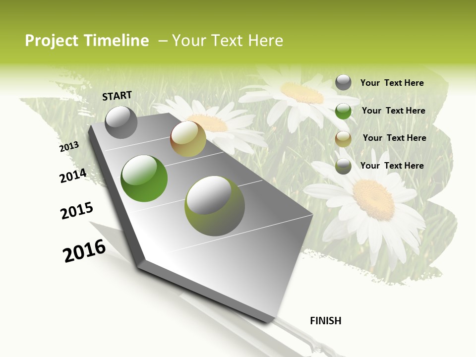 Meadow Draw Plant PowerPoint Template