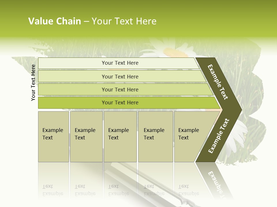 Meadow Draw Plant PowerPoint Template