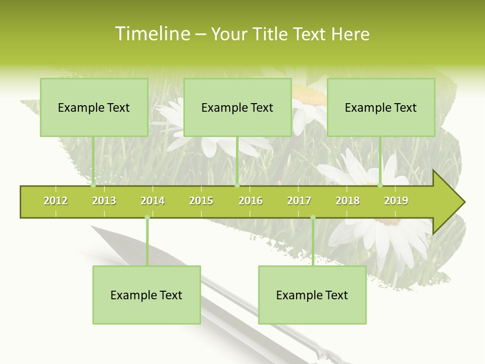 Meadow Draw Plant PowerPoint Template