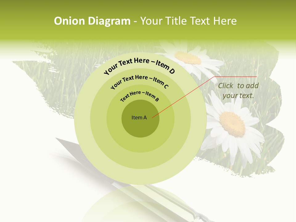 Meadow Draw Plant PowerPoint Template