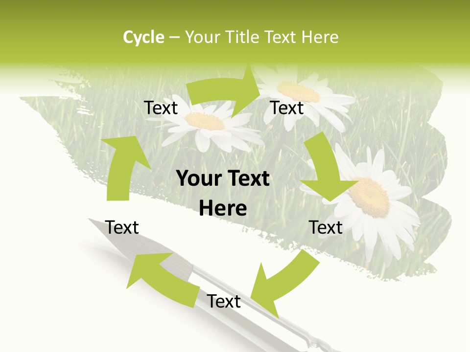 Meadow Draw Plant PowerPoint Template