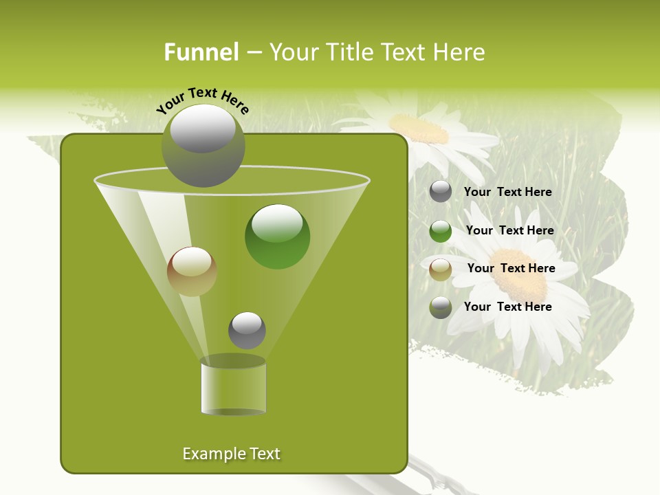 Meadow Draw Plant PowerPoint Template