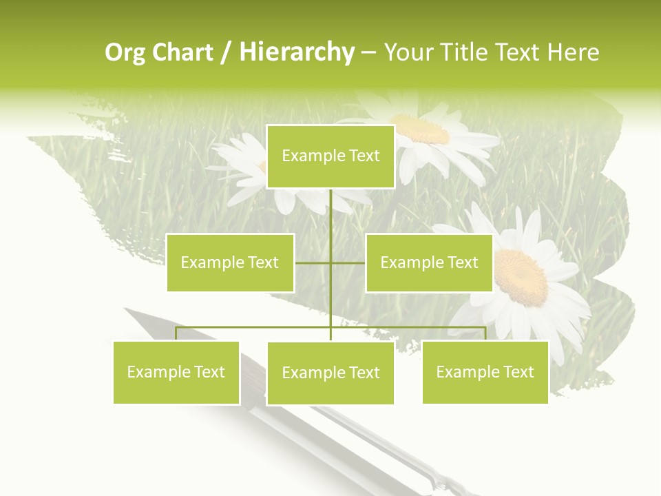Meadow Draw Plant PowerPoint Template