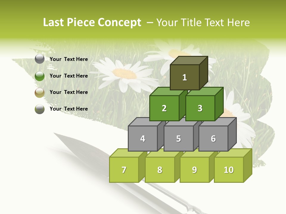 Meadow Draw Plant PowerPoint Template